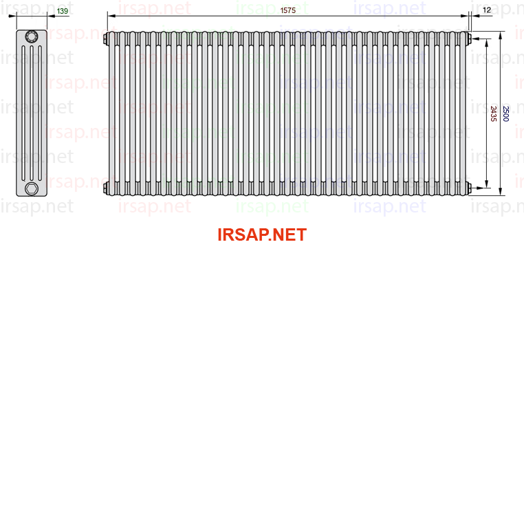 Радиатор IRSAP Tesi 42500/35 T30 CL 01